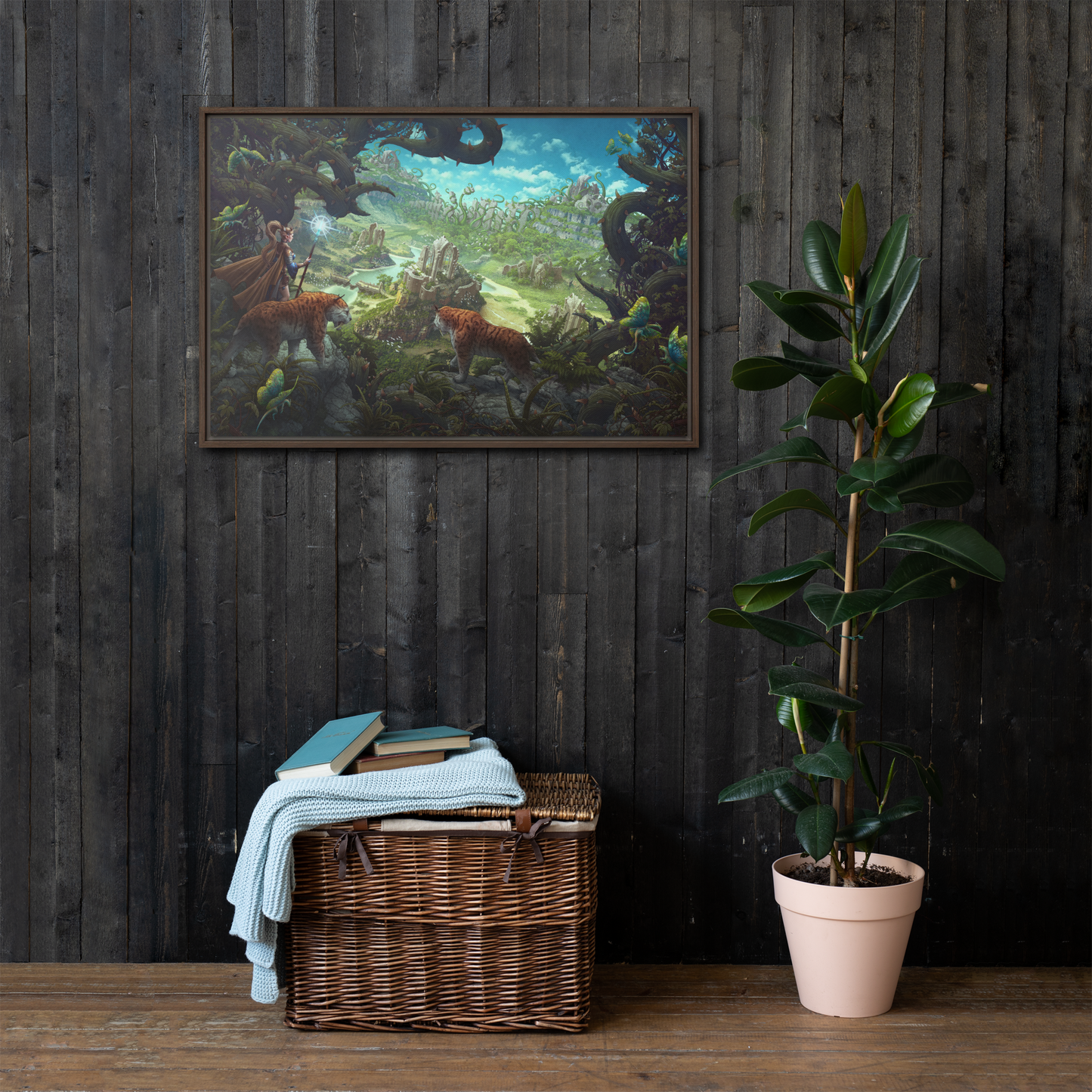 EverQuest® II Renewal of Ro Premium Framed Canvas