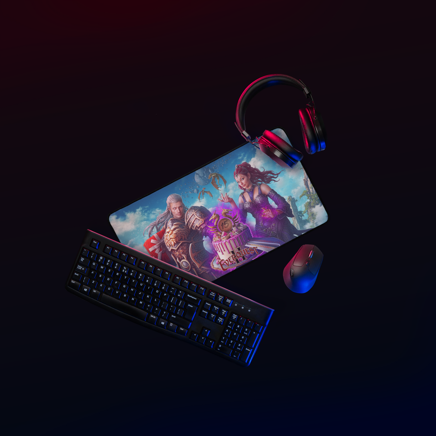 EverQuest® II 15th Anniversary Desk Mat
