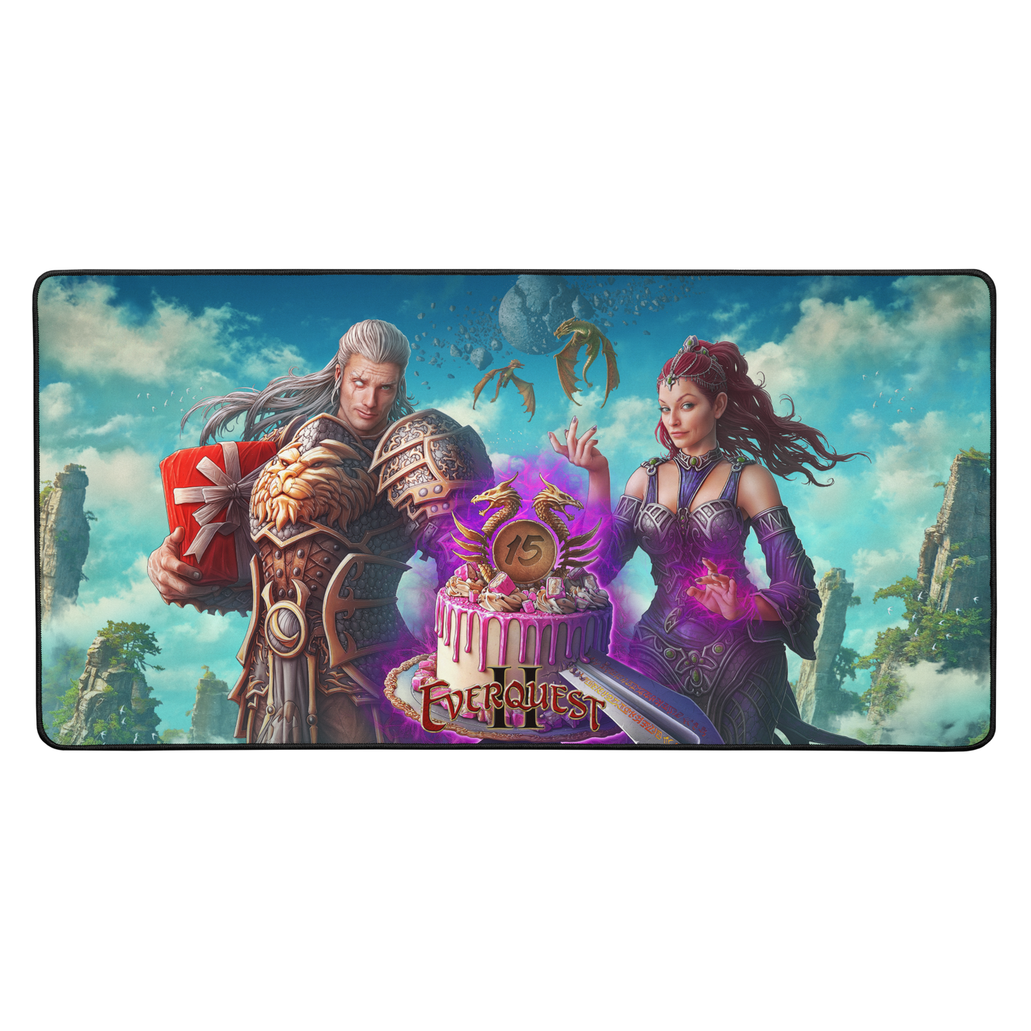 EverQuest® II 15th Anniversary Desk Mat