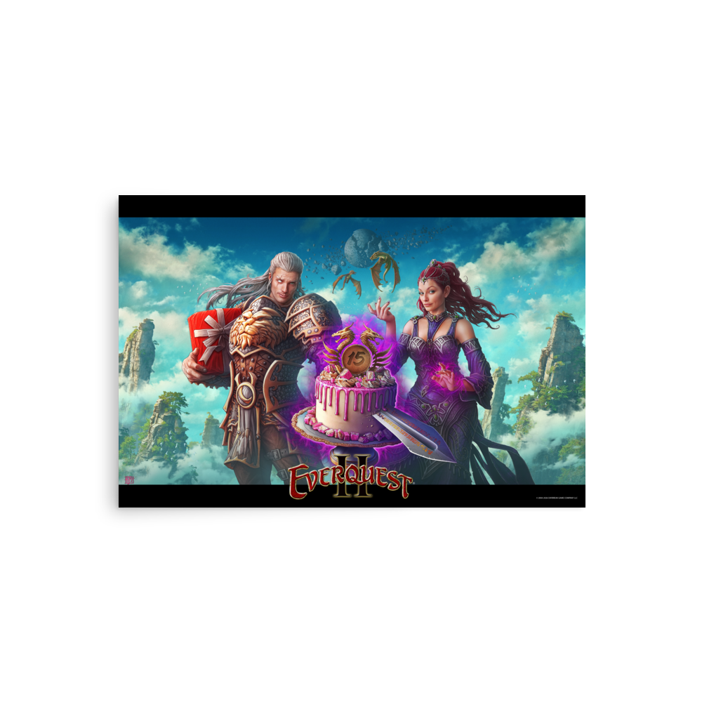 EverQuest® II 15th Anniversary Poster
