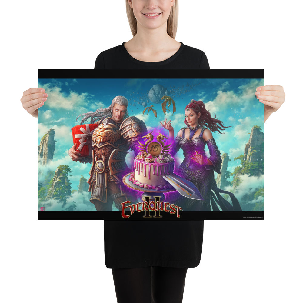 EverQuest® II 15th Anniversary Poster