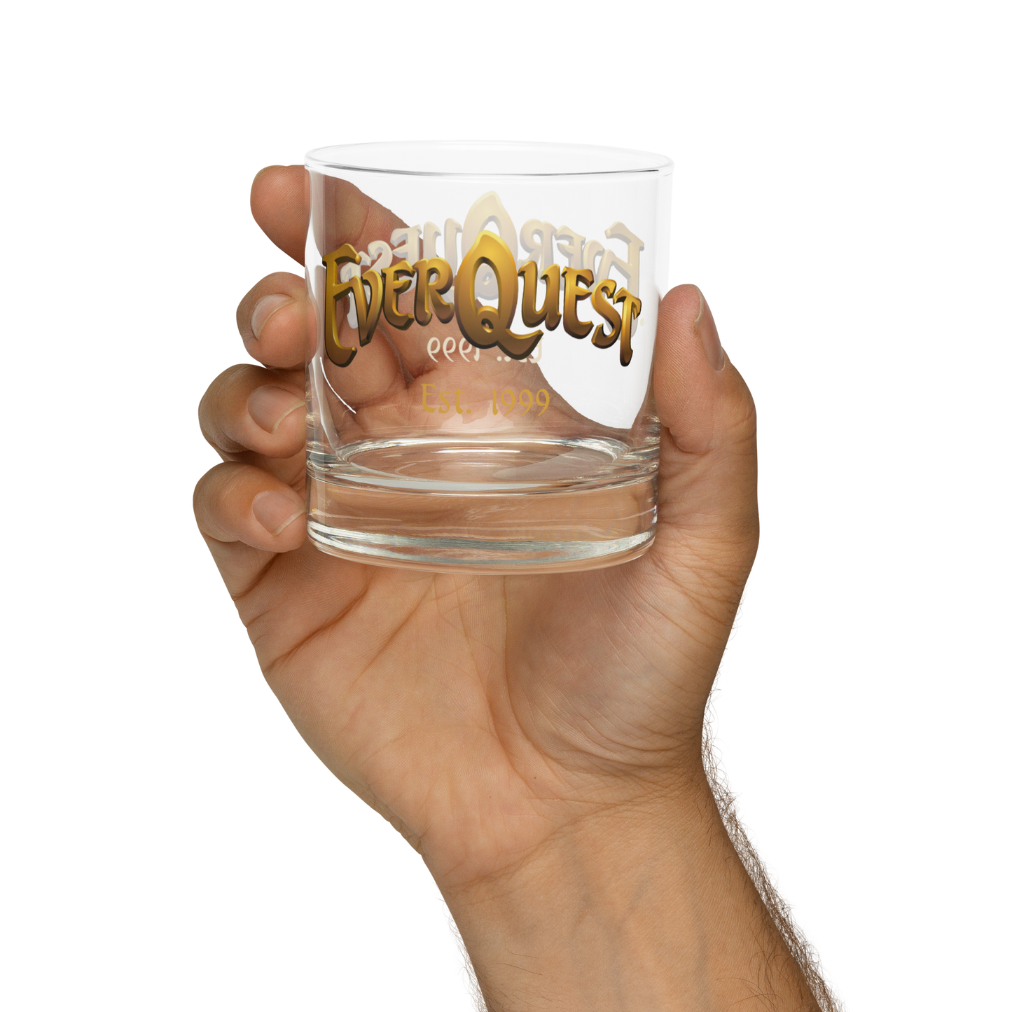 EverQuest® Logo Rocks Glass