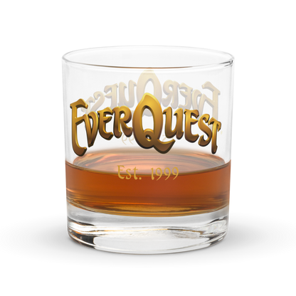 EverQuest® Logo Rocks Glass