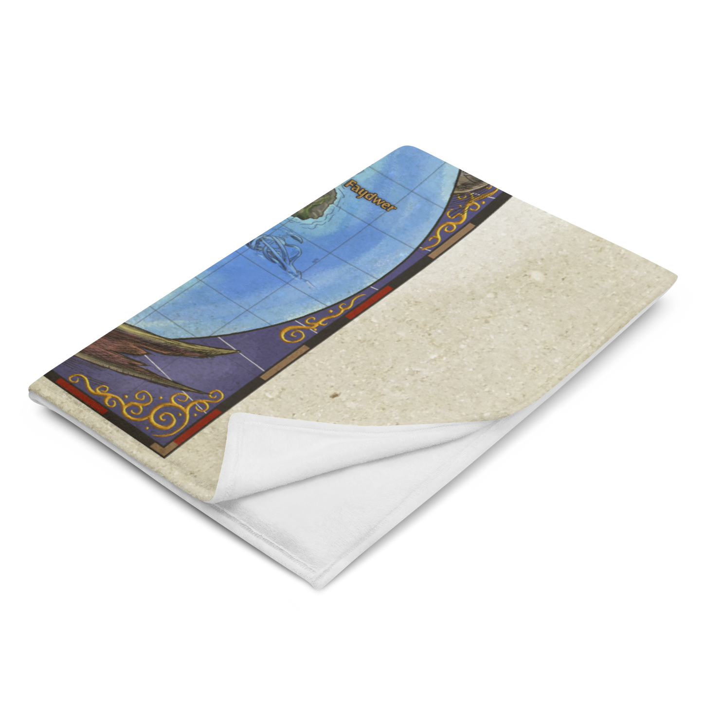 EverQuest® II Cloth Map (Year of Darkpaw Edition) Throw Blanket